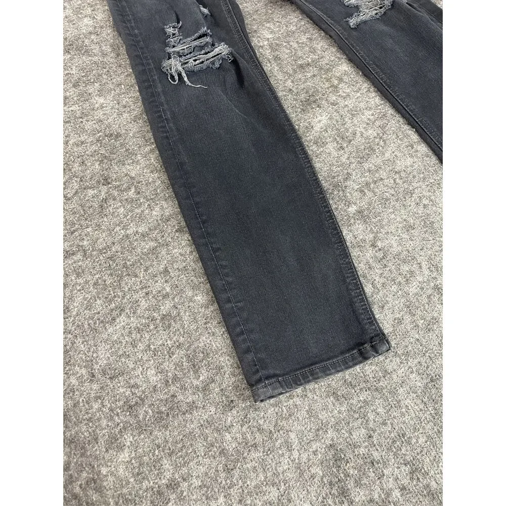 Neuw Jeans Mens 32x32 Blue Iggy Skinny Denim Pants Ripped Distressed N321